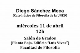 Conferencia de Diego Sánchez Meca sobre Nietzsche, la voluntad de poder y la idea de justicia